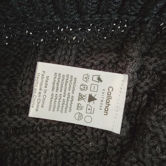 Callahan Revolve "Tony" Chunky Basketweave Knit Midi Skirt Slit NWT S - Picture 9 of 12